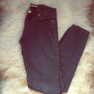 Denim skinny jeans